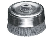 Щетка чашечная гофрированная, Д110 мм, посадка М14, нейлон абразив SIC K 180/1,00 мм