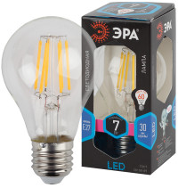 LED lamp ERA F-LED A60-7W-840-E27 7W Filament Pear Neutral White Light E27