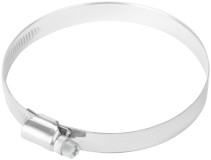 Хомут обжимной накатной, ширина 12 мм, нерж.сталь 70-90 мм
