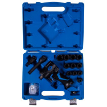 Pneumatic impact wrench 1/2", 678 Nm, with set of heads, 16 pieces KING TONY 44802AMP