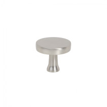 Ручка меб. кнопка мет. UNITY, шлифованная сталь, AKS