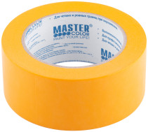 Golden paint tape, rice paper, heat resistant. up to 120°C, UV resistance up to 30 days, 48 mm x 50 m