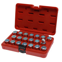 Set of heads for secret bolts and nuts (VW, AUDI, SEAT, SKODA, PORSCHE) JTC