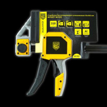 Струбцина быстрозажимная алюминиевая (сжим/разжим) 95*450мм, зажим до 350 кг BERGER BG1925