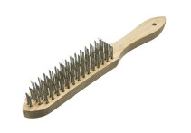 Brush No.145 7133005 with wooden handle, 5-row