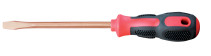 Отвертка шлицевая SL 5х75 (общ.180мм) искробезопасный сплав BeCu 260-1010, HORTZ