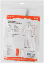 Master Color jumpsuit for painting, polypropylene, white R. XL