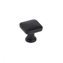 Handle meb. button met. KNOPA black matte, AKS