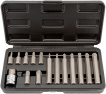 Набор звездочек 15пр. (TORX с отверстием) (АвтоDело) 40644