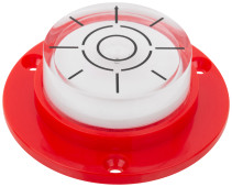 Round surface level, ABS plastic, 49 mm