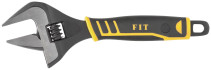 Adjustable "Style" wrench, narrow jaws, scale, extra magnification.gripper, rubberized. handle 200mm (39mm)