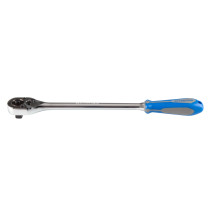 Трещотка 1/2", 375 мм, 32 зубца, флажковая с кнопкой KING TONY 4762-15G