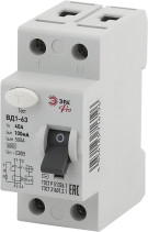 RCD ERA PRO NO-902-38 VD1-63 2P 40A 100mA