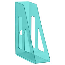 Paper tray vertical STAMP "Active", tinted mint, width 70mm