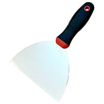 Spatula 150 mm two-component handle red 1 mm Construction rods