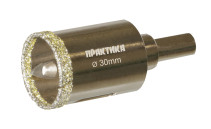 Коронка алмазная ПРАКТИКА "Профи" по керамограниту/керамике 30х70мм, пилотное сверло, (1шт) (917-613)