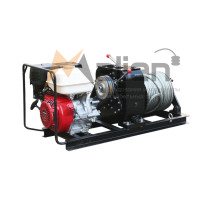 Petrol self-contained drum winch LTA-5/50, petrol drive Honda GX390, 5000 kg (complete with steel cable d=16mm, L=50m) MALIEN