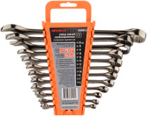 Набор комб.ключей АвтоDело"ЧернаяСталь" 12шт.(холдер) 35120