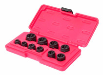 Набор головок для поврежденных болтов и гаек 8-19мм 10 предметов в кейсе JTC
