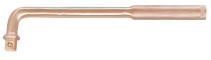 Рукоятка угловая 1" BeCu искробезопасная 121-1008, HORTZ