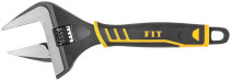 Adjustable "Style" wrench, narrow jaws, scale, extra magnification.gripper, rubberized. handle 300mm (60mm)