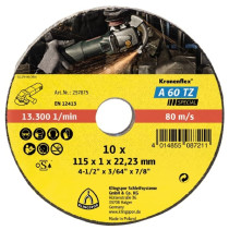 Отрезной круг A 60 TZ Special, 125 x 1 x 22,23 (10 шт)