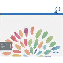 Папка-конверт на молнии Berlingo "Aqua XS" А4, 180 мкм, с рисунком