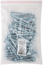 Винт с полуцилиндрич. головкой с полной резьбой оцинков. DIN 7985 6х70 (фасовка 100 шт)