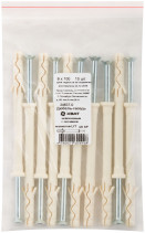 Nylon dowel-nail with concealed cuff LYT 8 x 100 UK KP, 10 pcs. packing