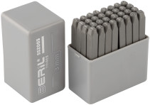 A set of Cyrillic letter stamps 3mm (steel) BERIL