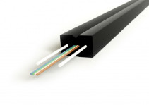 FO-FTTH-IN-9S-4-LSZH-BK Кабель волоконно-оптический 9/125 (SMF-28 Ultra) одномодовый, 4 волокна, самонесущий, со свободно уложенными волокнами (FTTH), гибкий, для внутренней прокладки, LSZH, –40°C – +70°C, черный