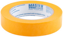 Golden paint tape, rice paper, heat resistant. up to 120°C, UV resistance up to 30 days, 25 mm x 50 m