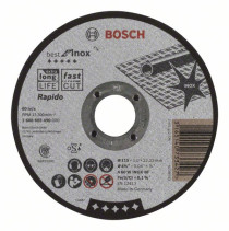 Отрезной круг, прямой, Best for Inox, Rapido A 60 W INOX BF, 115 mm, 1,0 mm