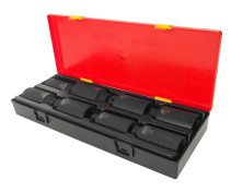 Набор головок торцевых 1/2" (6-ти гранных 30-36мм/12-гранных 30-36мм) глубоких 8 предметов JTC