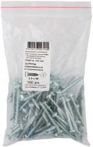 Шурупы оцинкованные, остроконечные DIN7981, 3,9 х 38 (фасовка 100 шт)