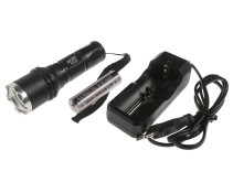 12V LED Rechargeable Flashlight 10W JTC