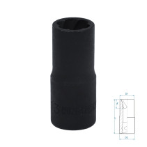 Head for damaged fasteners 1/2", 13 mm KING TONY 9TD403-13M