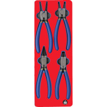 Set of locking ring pullers, base, 4 pieces MASTER 5-3304