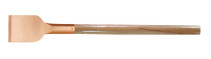 Scraper blade 100x720 mm wooden handle intrinsically safe BeCu 212-1006, HORTZ