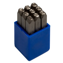 Set of 5 mm impact stamps, numbers, 9 pieces KING TONY 11409SQ05