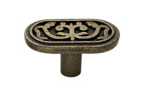 Ручка меб. кнопка мет. ELIN старое золото AKS