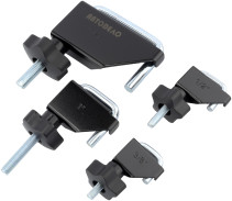 Зажимы для шлангов D 10-45мм.(4 пр., металлические) АвтоDело 30404