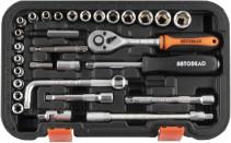 Набор головок торцевых 118пр. 1/4"DR (АвтоDело) 39978