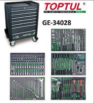 Tool cart 7 boxes with a set of tools 340 items TOPTUL GE-34028