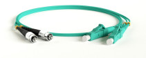 FC-D2-503-FC/PR-LC/PR-H-20M-LSZH-AQ Патч-корд волоконно-оптический (шнур) MM 50/125(OM3), FC-LC, duplex, LSZH, 20 м