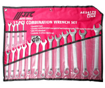Набор ключей комбинированных 8-27мм 17 предметов в планшете JTC