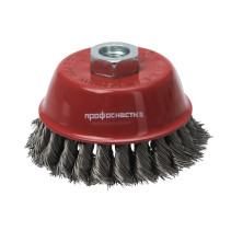 Щетка 513 нерж чаш жгут для УШМ D65 M14*2 эксперт (SS 0,5) 1 шт уп. 1/60