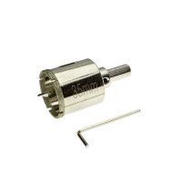 Коронка алмазная по кафелю и стеклу 35 мм с ц/с, Чеглок (5/60)