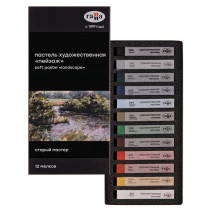 Pastel art Range "Old master. Landscape", 12 colors, cardboard. packaging