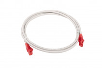 PC-LPM-UTP-RJ45-RJ45-C5e-2M-LSZH-GY Patch Cord U/UTP, Cat.5e (100% Fluke Component Tested), LSZH, 2 m, Grey